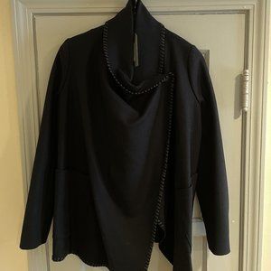 AllSaints, Roux Jacket [WO042h], Color- Ink, Size UK 8/US 4